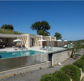 3 bedroom villa with pool & seaview, near Acharavi, sleeps 6